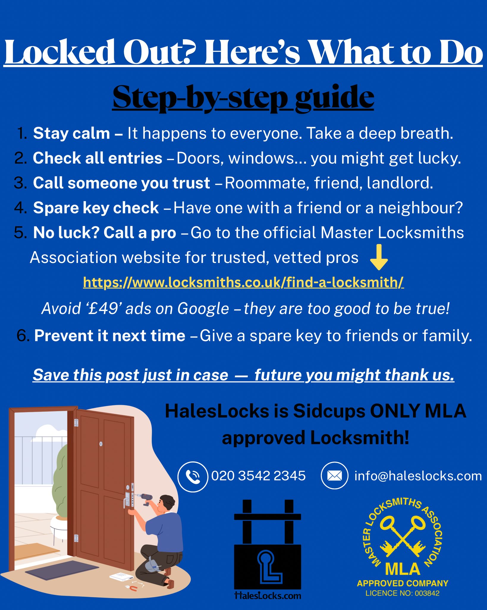 Locked out in Sidcup